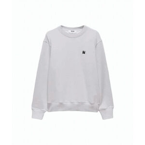 MSGM Design Long-Sleeve Crewneck Sweatshirt